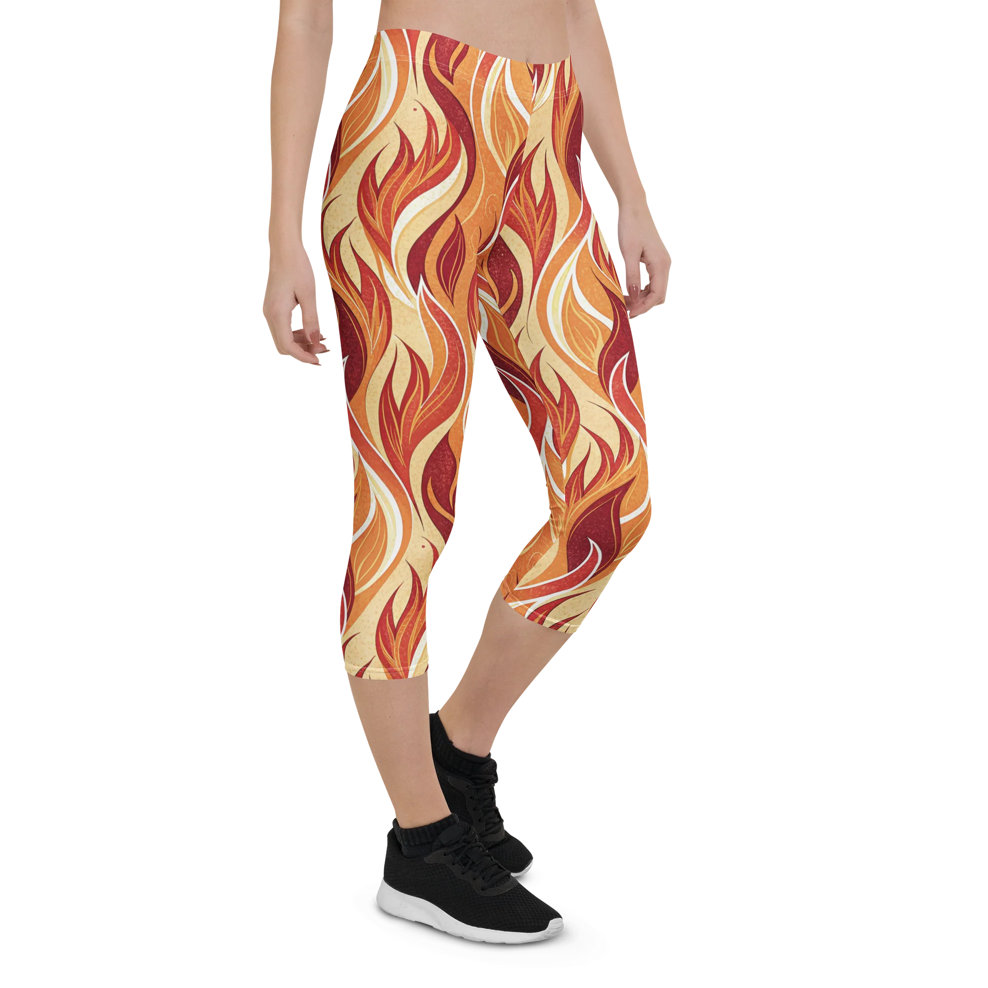 Autumn Flame Capri Leggings product image (7)