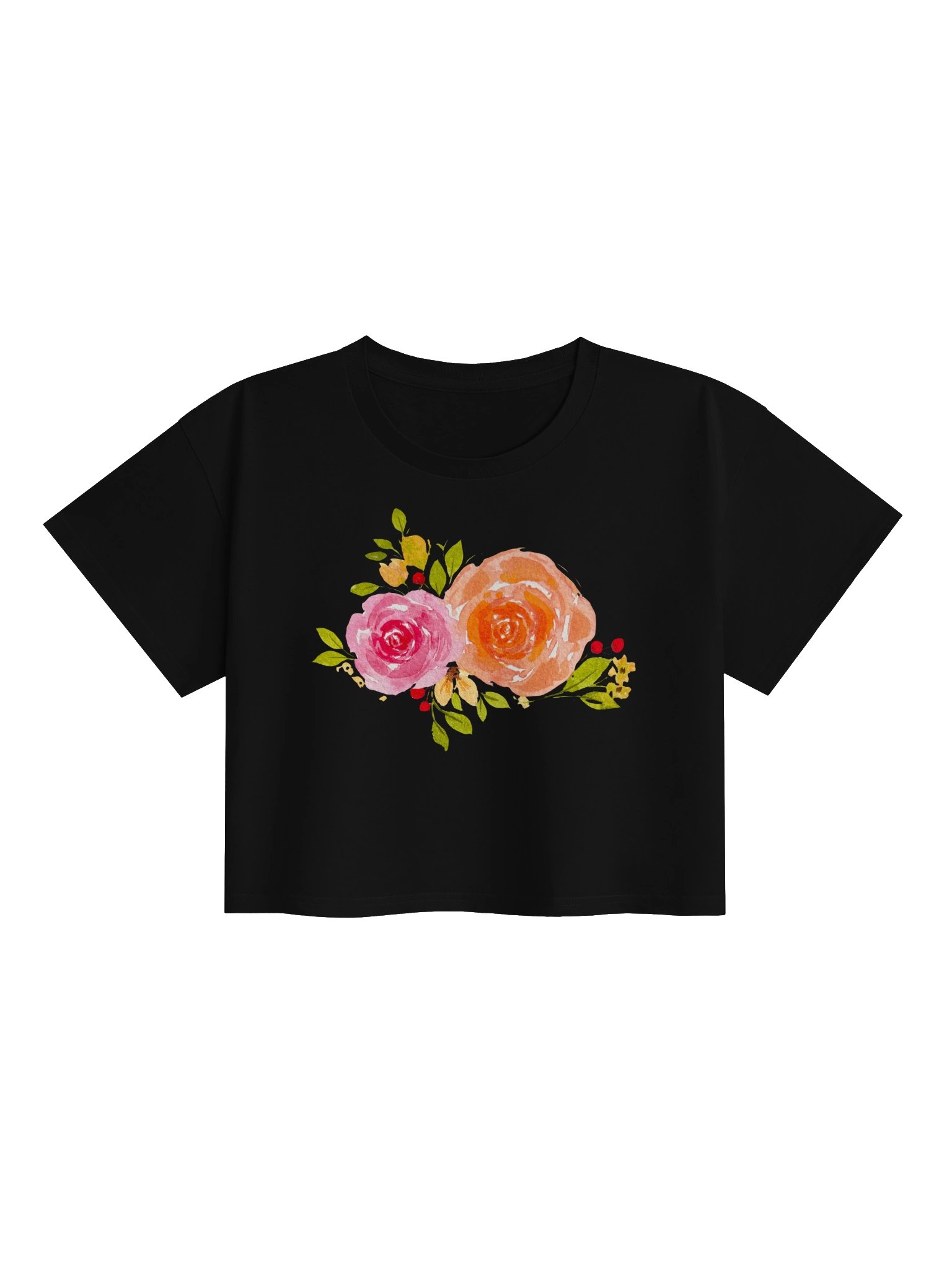 Watercolor Floral Crop Top product image (7)