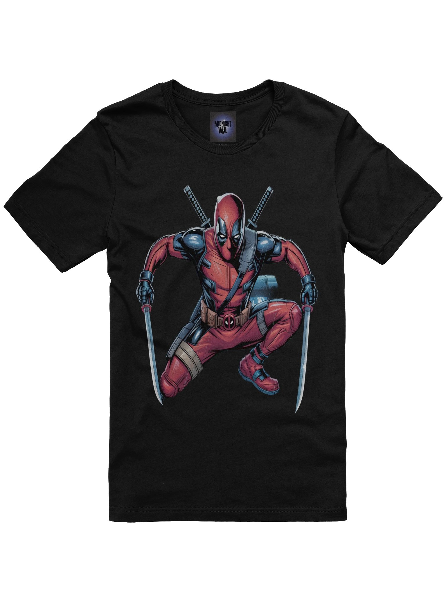 Deadpool Katana Eclipse Supersoft T-Shirt product image (3)
