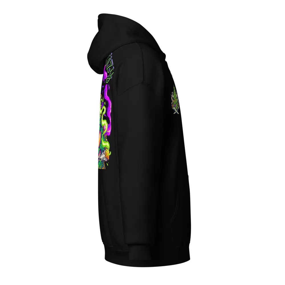 420 Stabcrazy heavy zip hoodie product image (4)