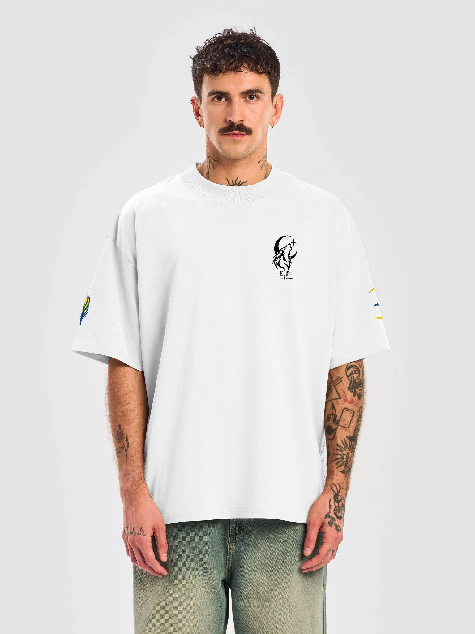 Tshirt Premium 100% coton - Elyanore Phirel manche et buste brodé product image (14)