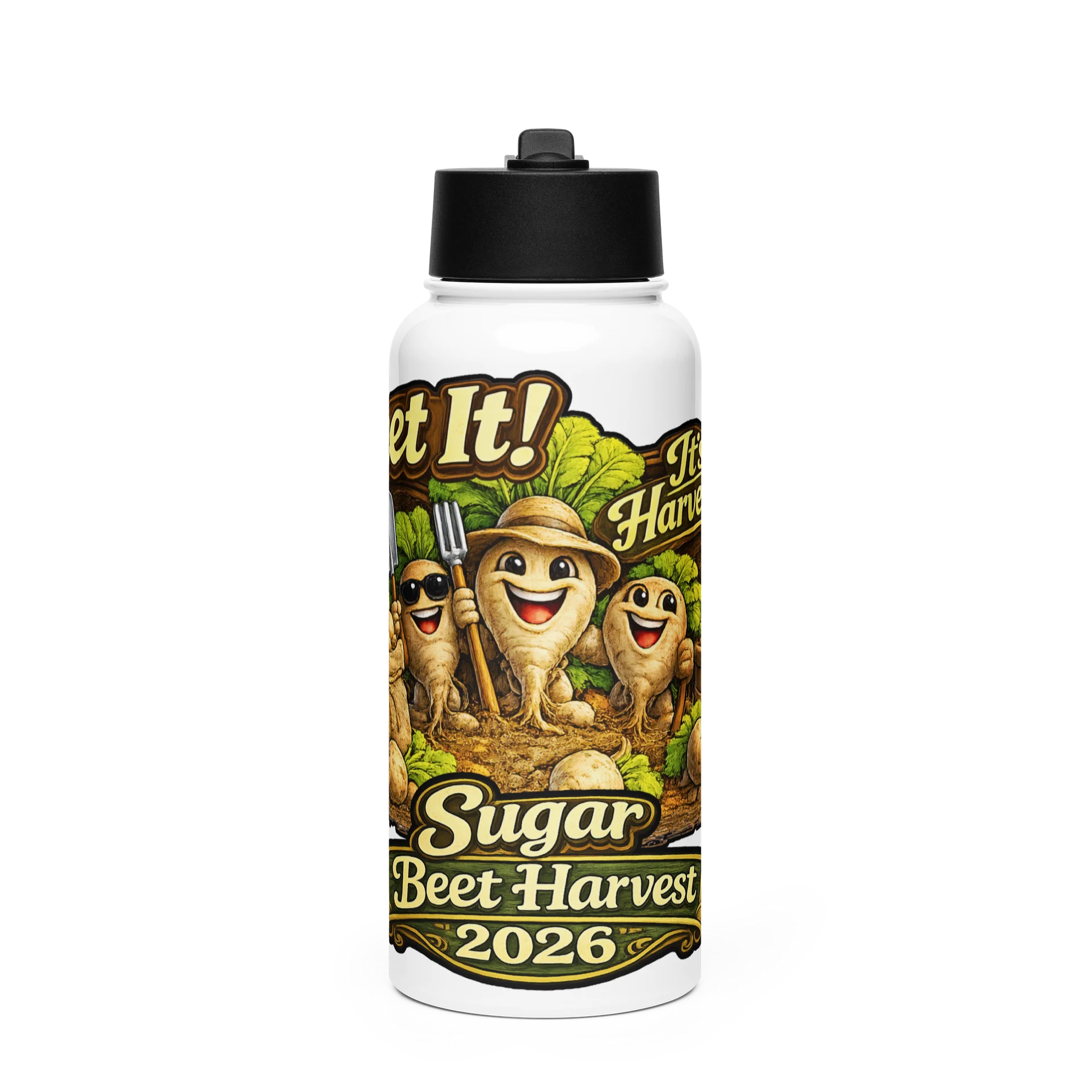 Beet It! Harvest Time Stainless Steel Bottle product image (1)