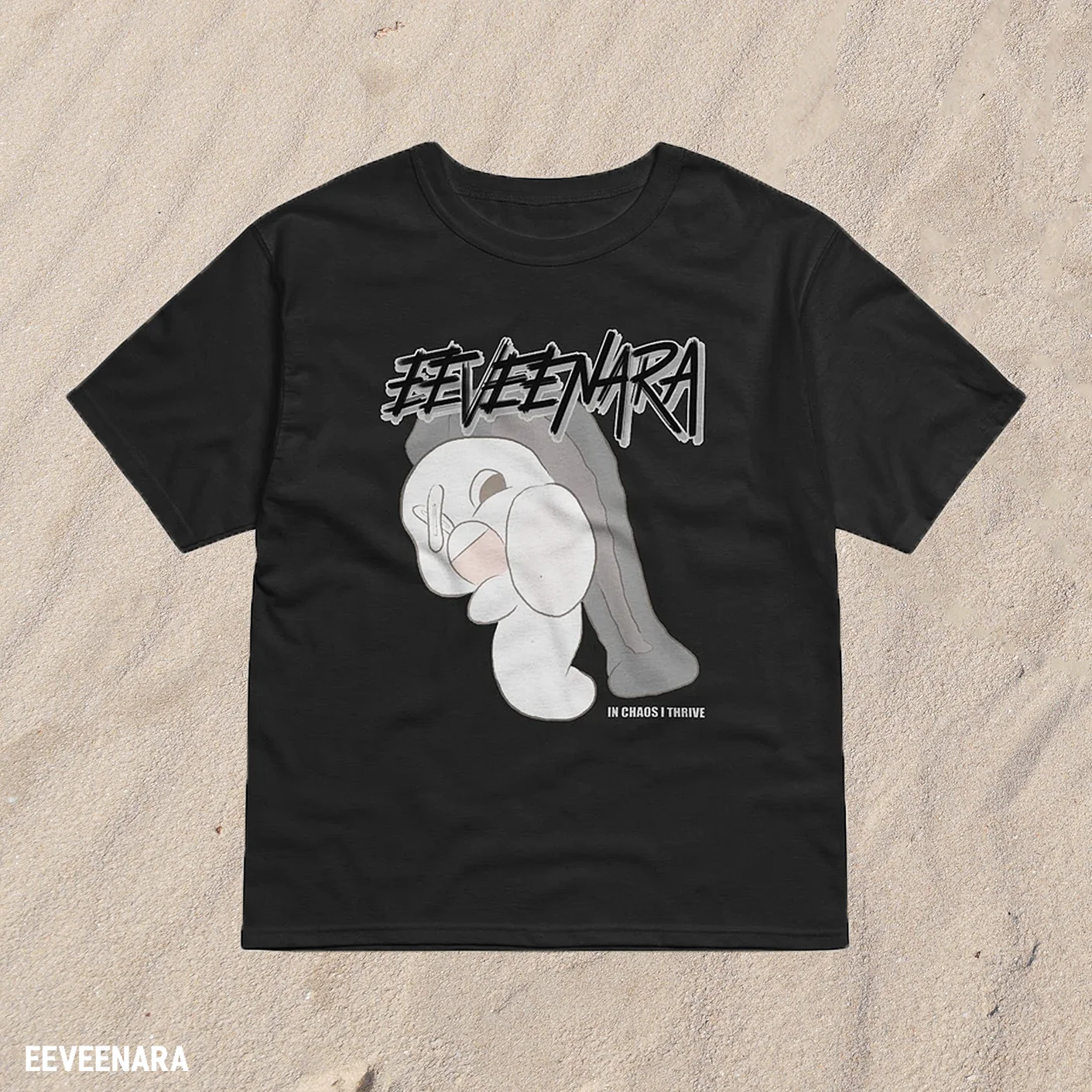 IN CHAOS I THRIVE x CHAMPION TEE - [BLACK] product image (4)