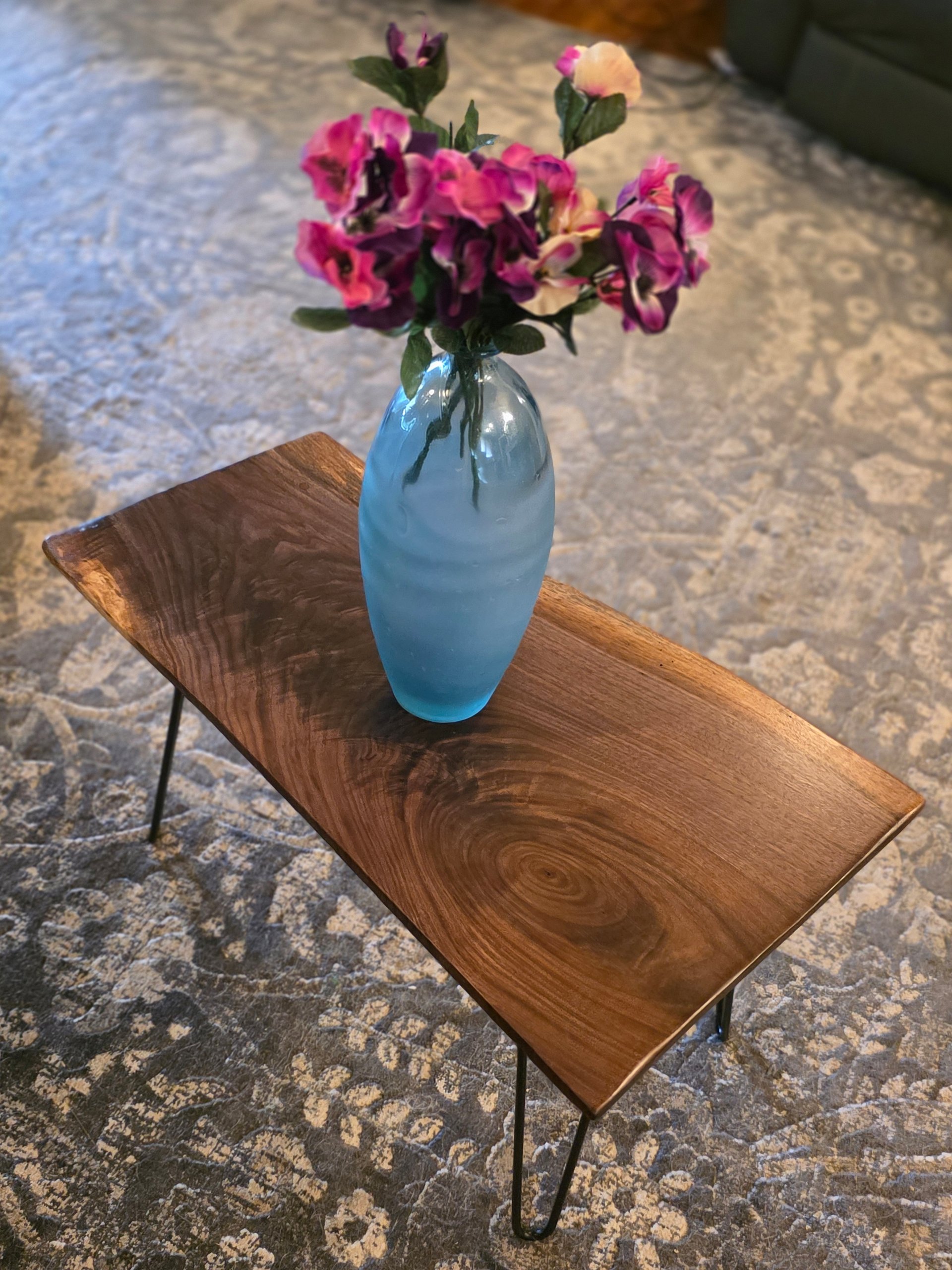 Live Edge Walnut End Table product image (3)