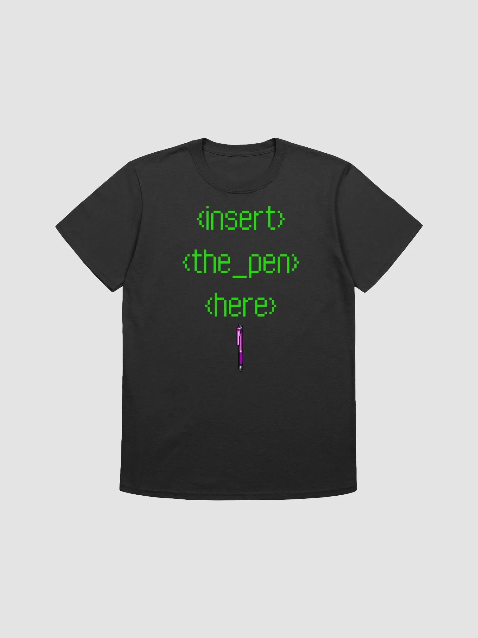 Insert the Pen HERE Tee product image (1)