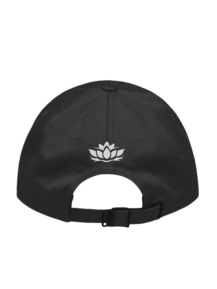 GVO Embroidered Dad Hat White Text & Lotus - RNTV Signature Collection product image (2)