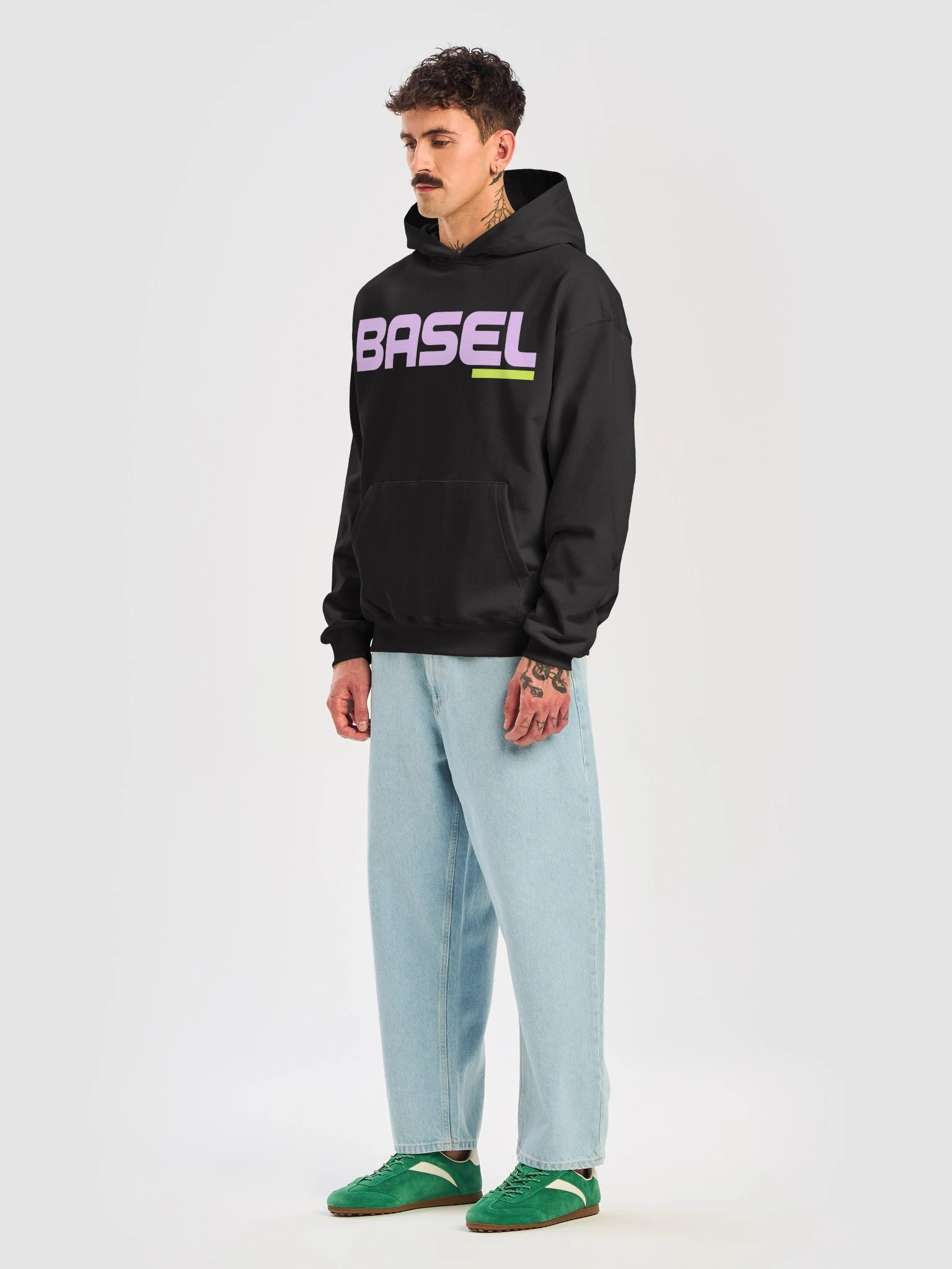 BASEL Neon Graphic Hoodie product image (7)