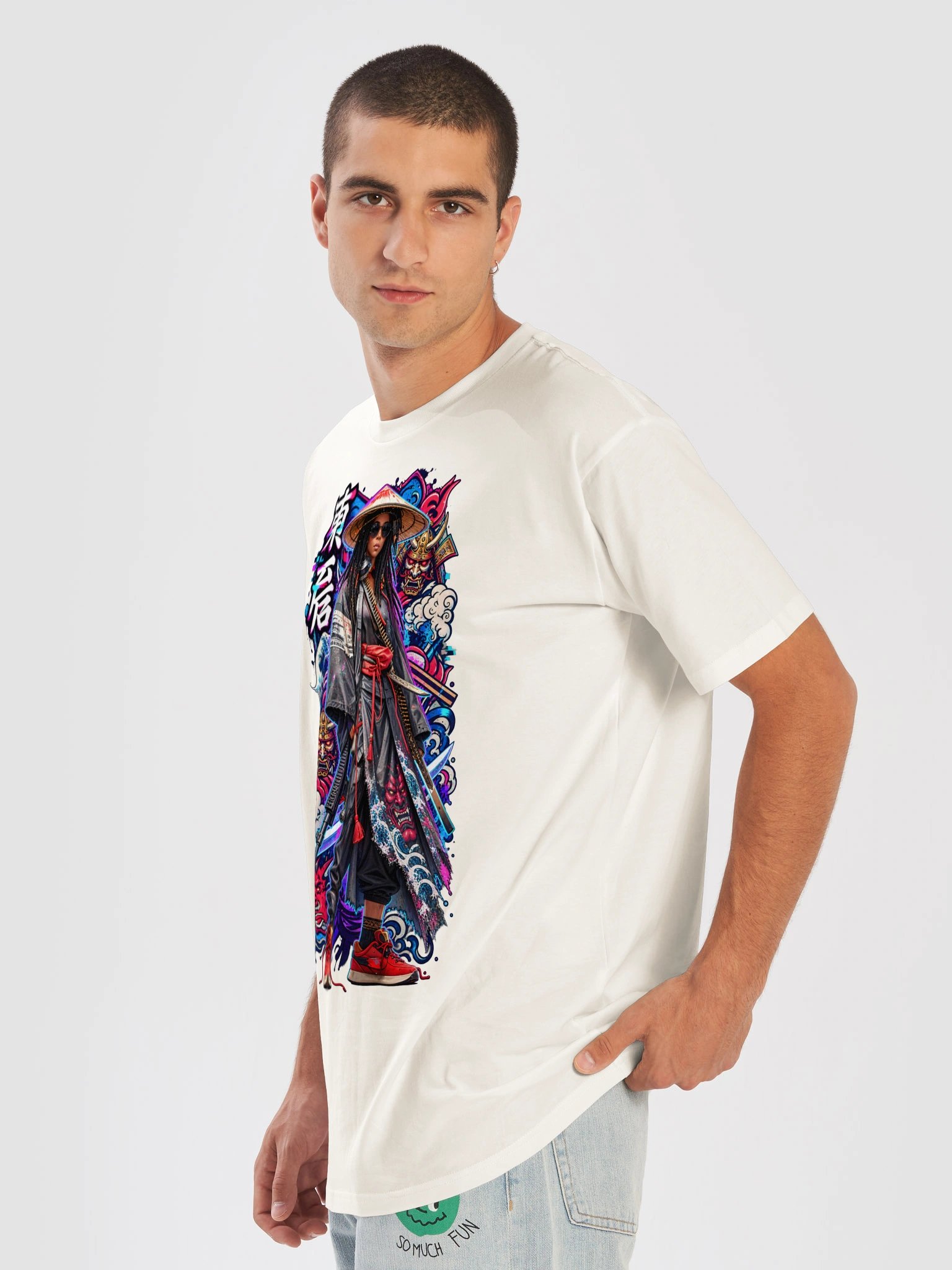 MIBU GANG Ronin Rebellion Tee | Cyberpunk Samurai Streetwear Shirt product image (15)