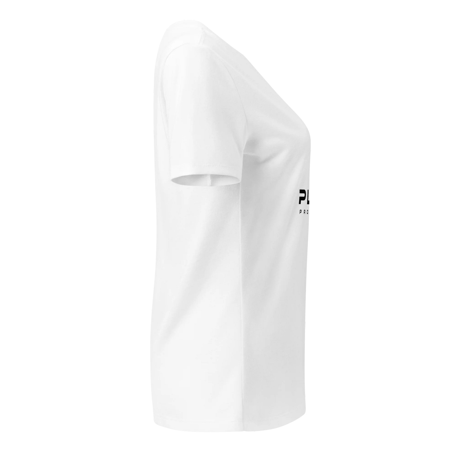 Plush Women's Relaxed V-Neck T-Shirt - White product image (3)