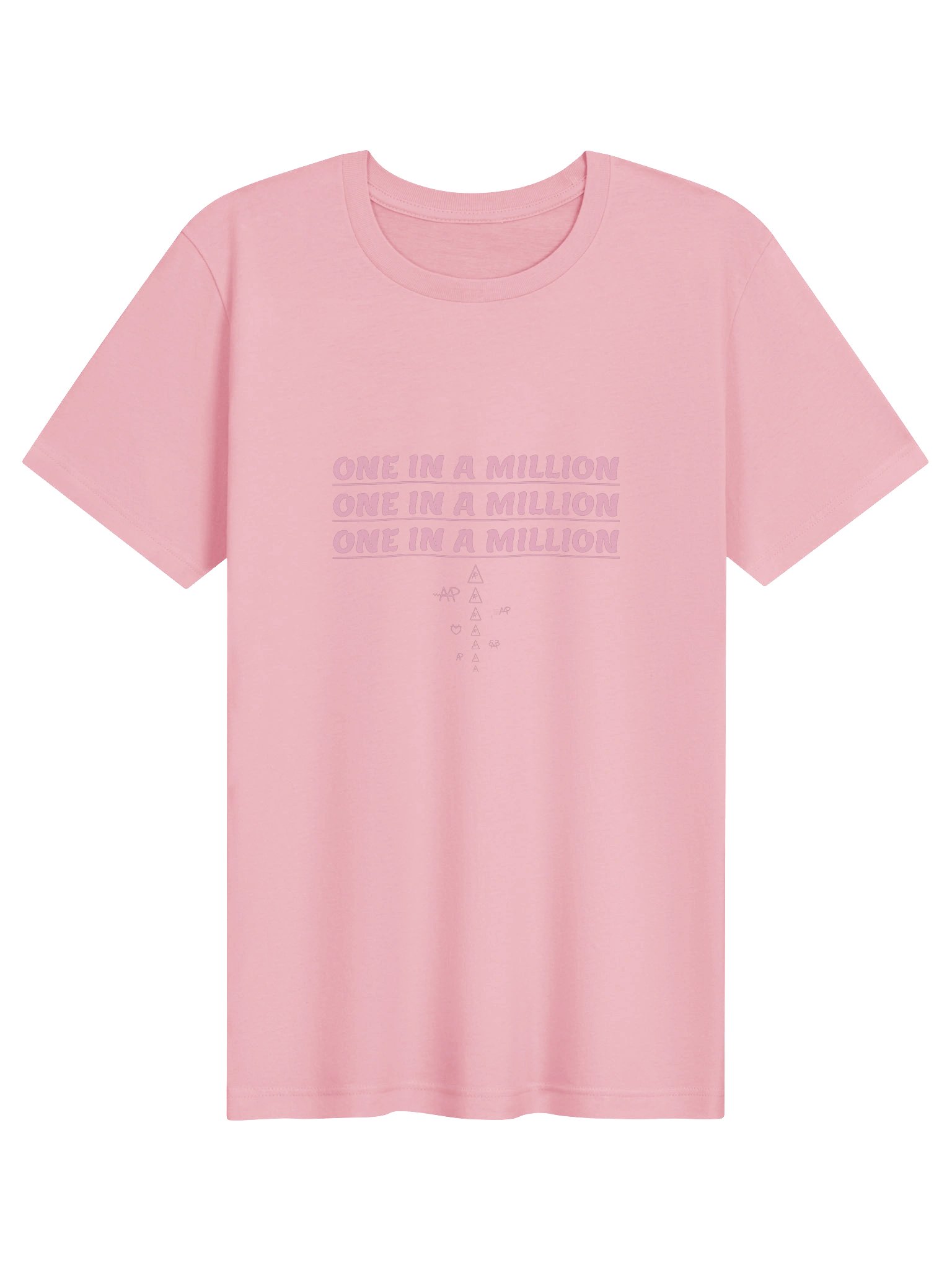 ONE IN A MILLION — Tee (Pink) product image (1)