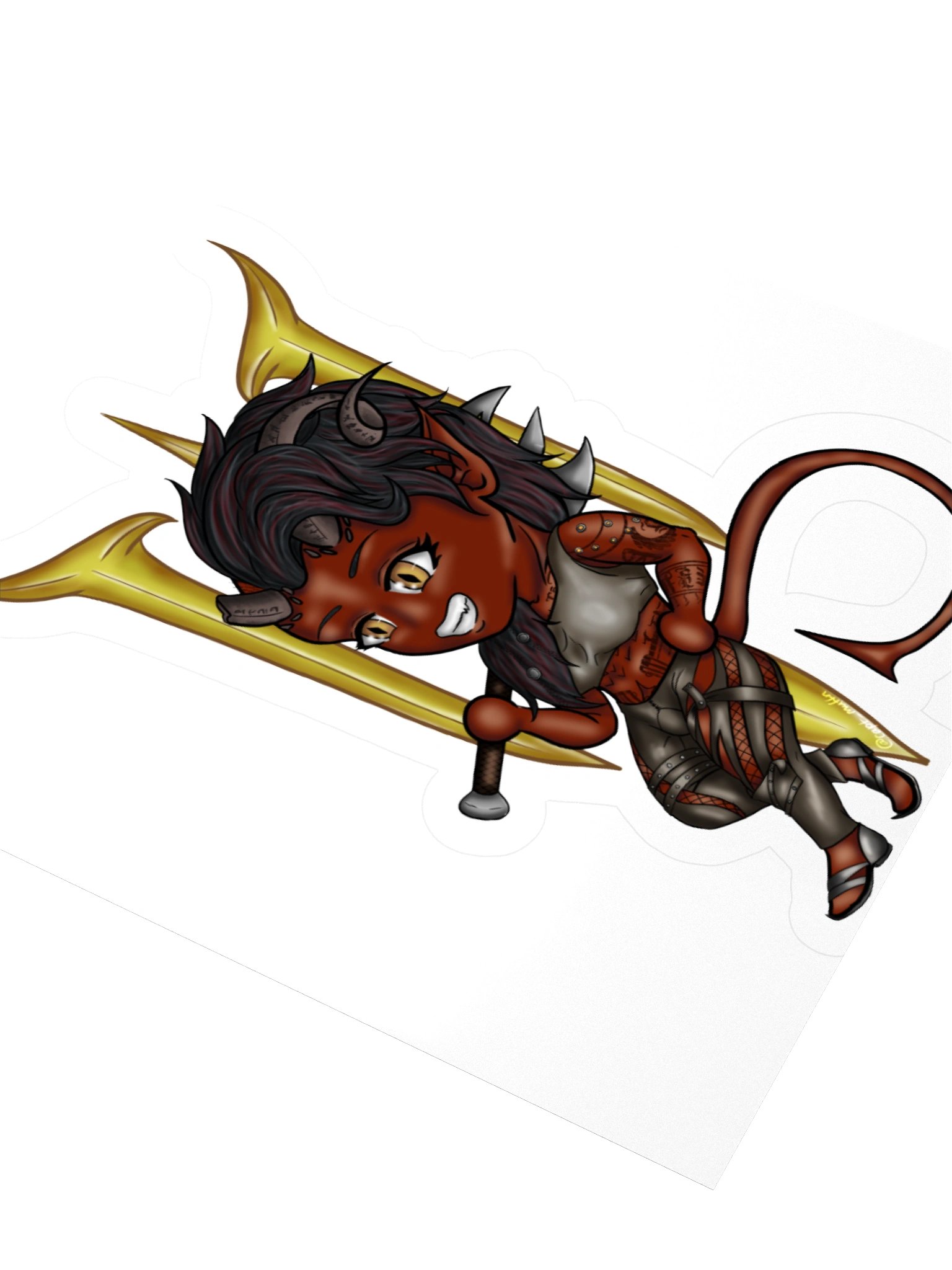 Chib Fiery Fiend Sticker product image (3)