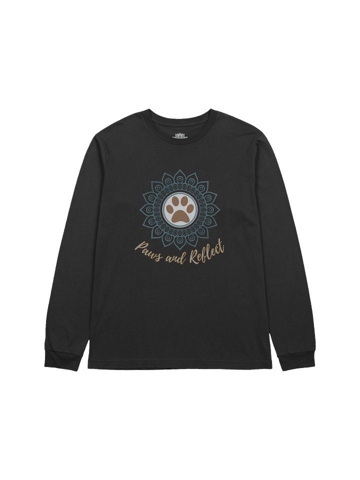 Paws and Reflect Mandala Paw Print Super Soft Long-Sleeve Yoga Tee product image (1)