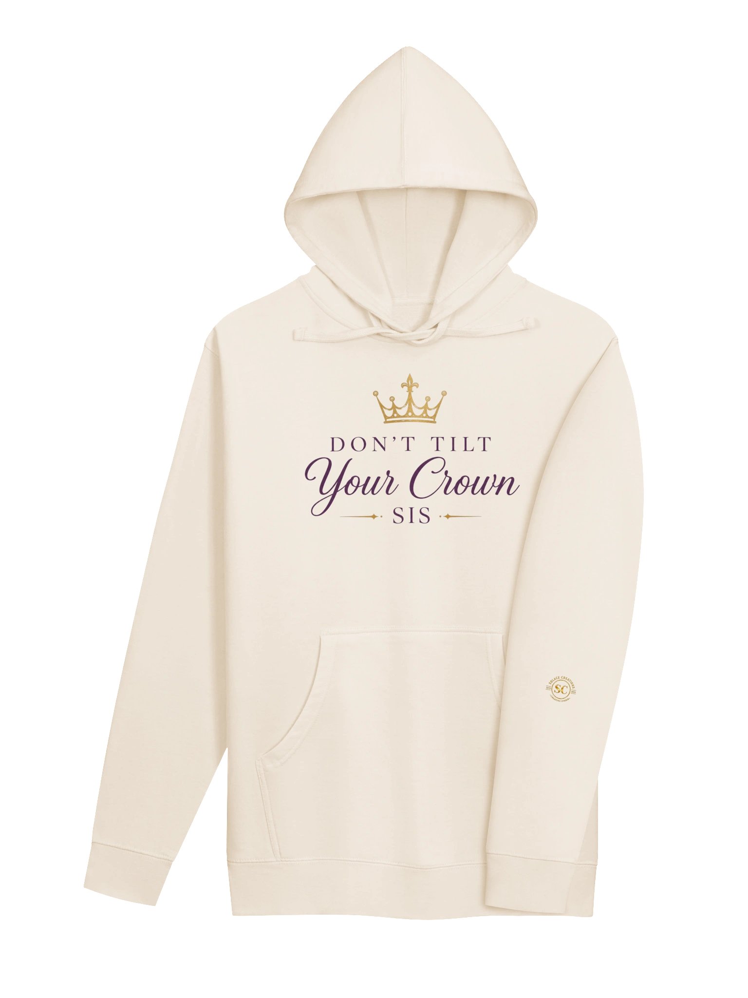 Don't Tilt Your Crown, Sis Women's Midweight Hoodie product image (63)