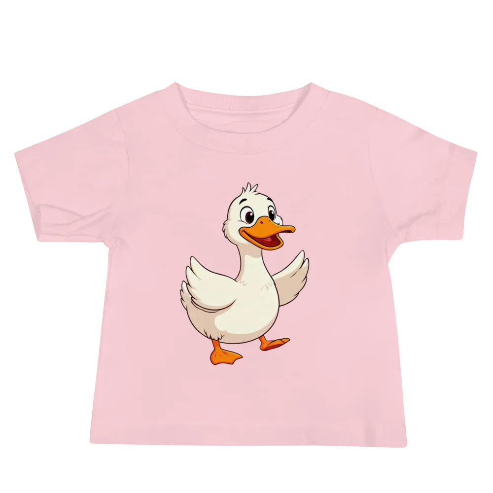 Happy Duck Baby Pink Tee product image (2)