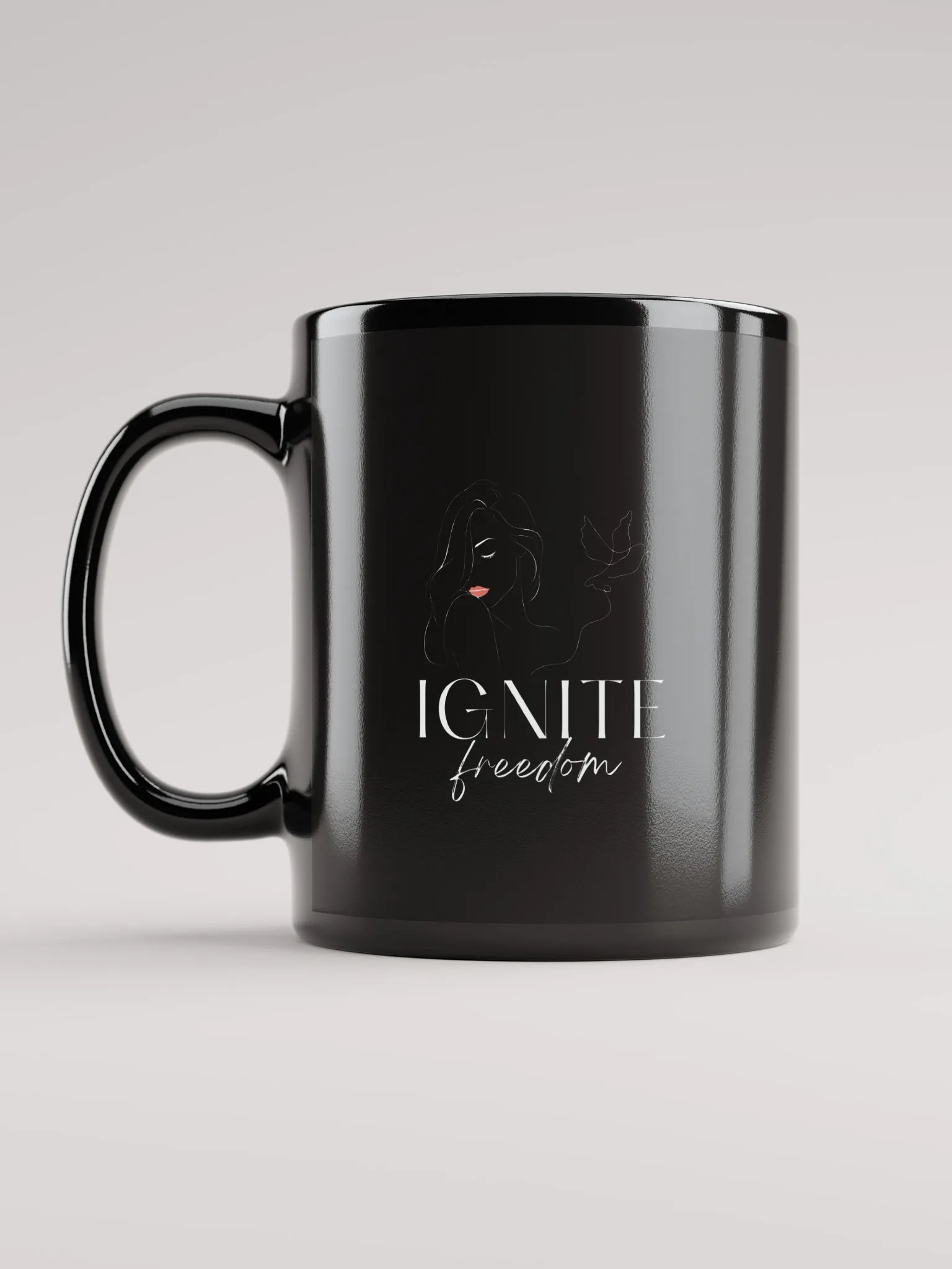 Black Glossy Mug GMFB0119 product image (6)