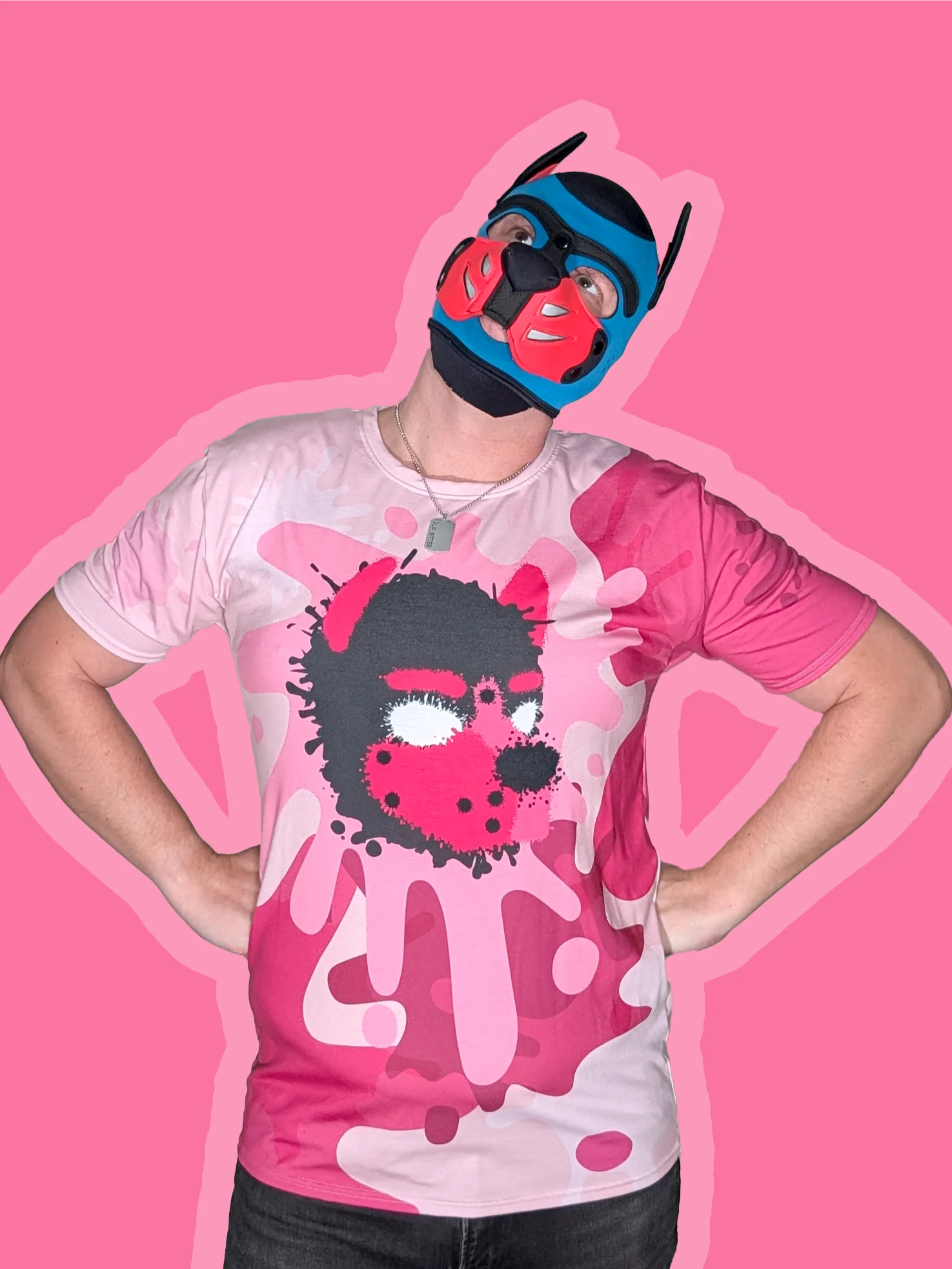 Chaos Splatter Shirt - Hot Pink product image (4)