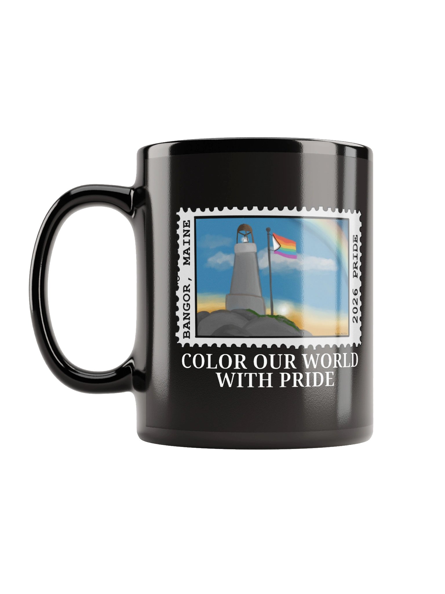 2026 Lighthouse Black Mug product image (1)