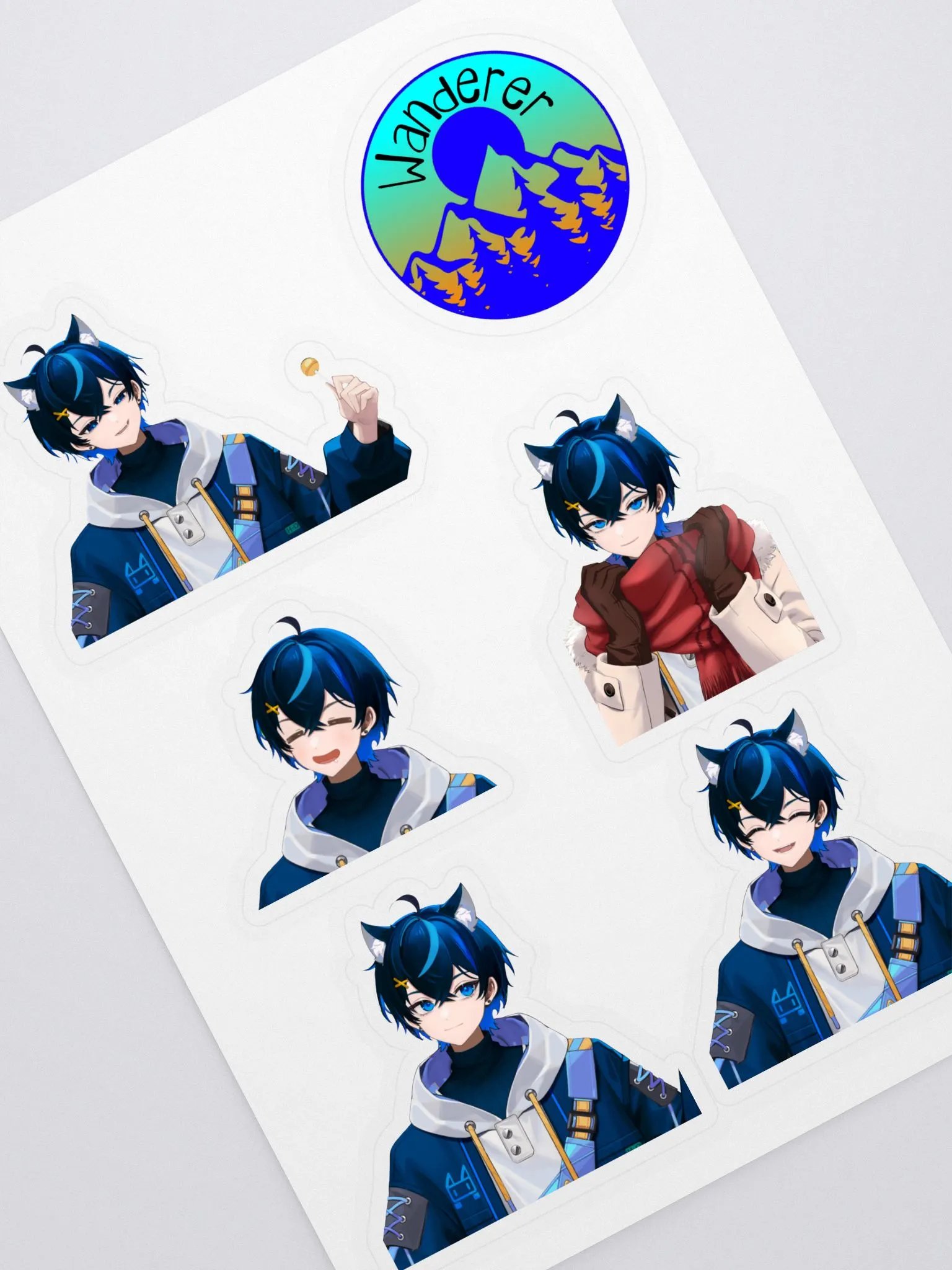 Blue's Vtuber Sticker Pack product image (1)