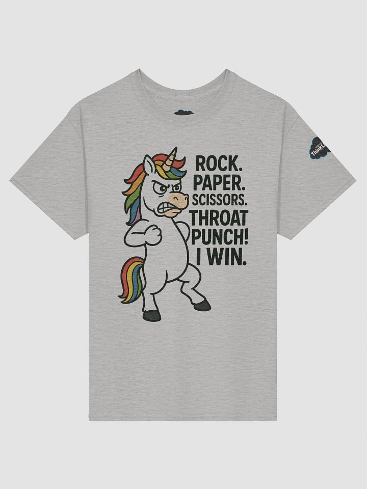 Rock. Paper. Scissors. THROAT PUNCH! Tee product image (4)