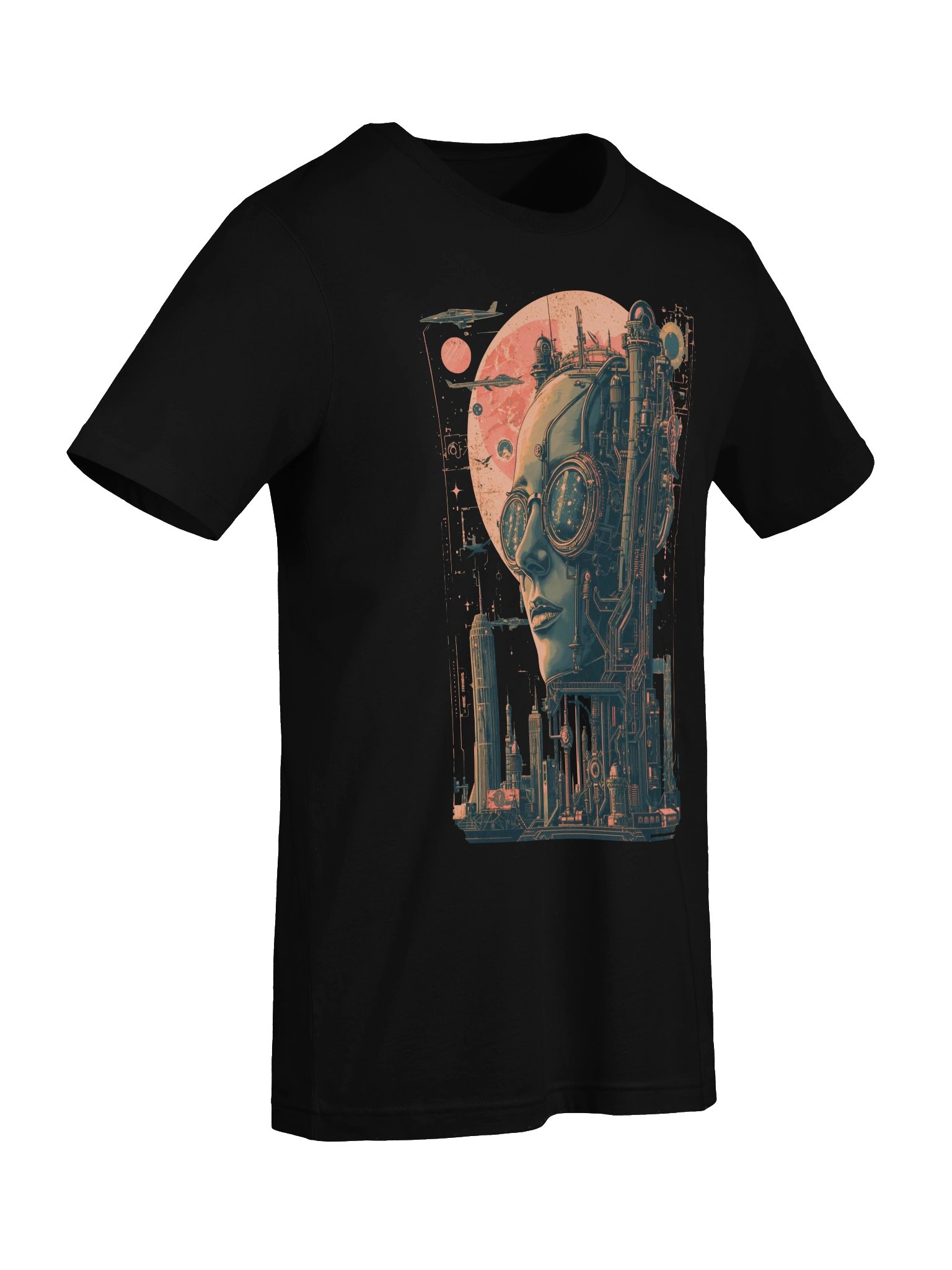 Retro Futurist Cyberpunk Vision Lightweight T-Shirt product image (2)