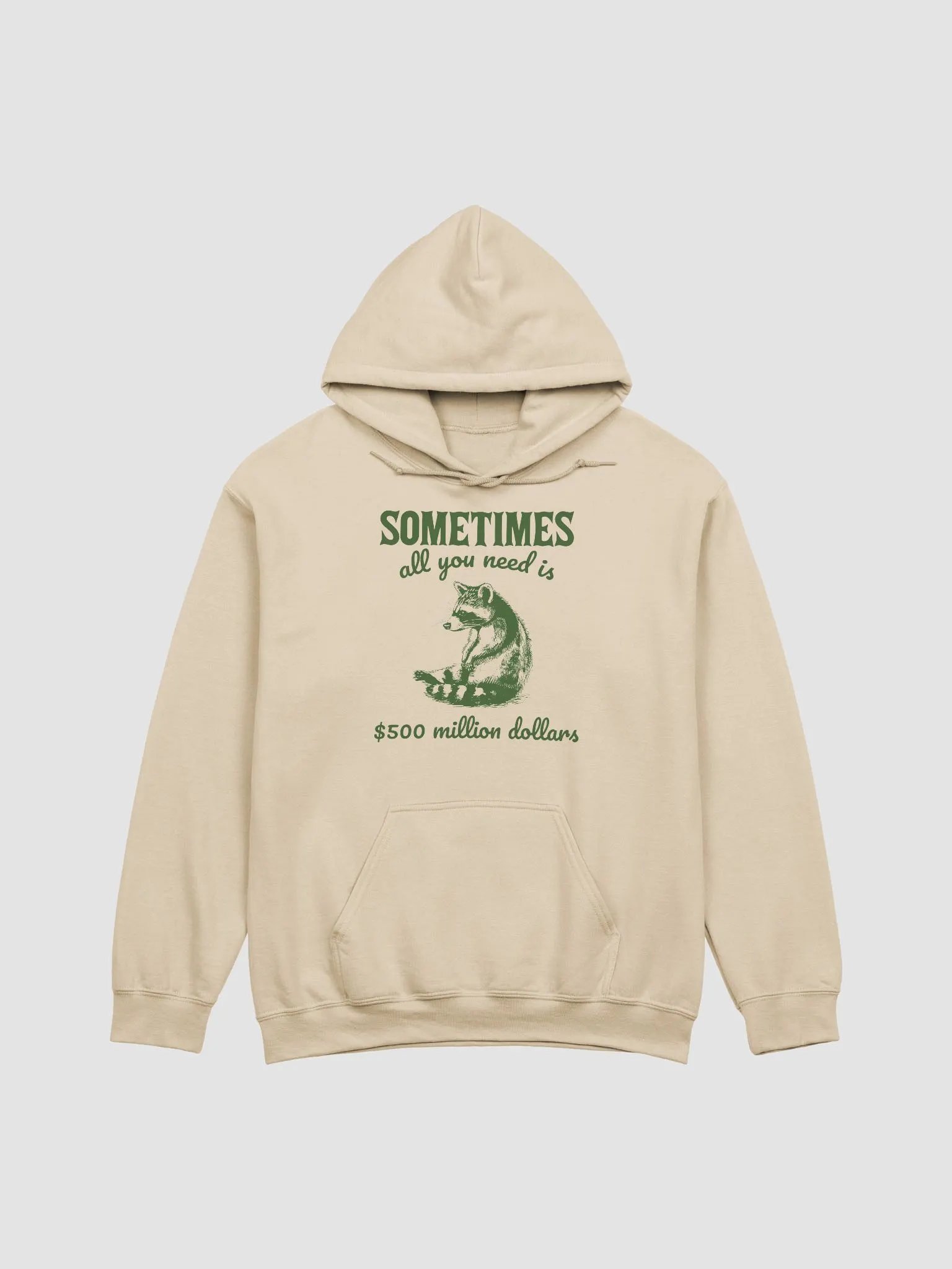 Sometimes all you need is 500 million dollars Hoodie product image (1)