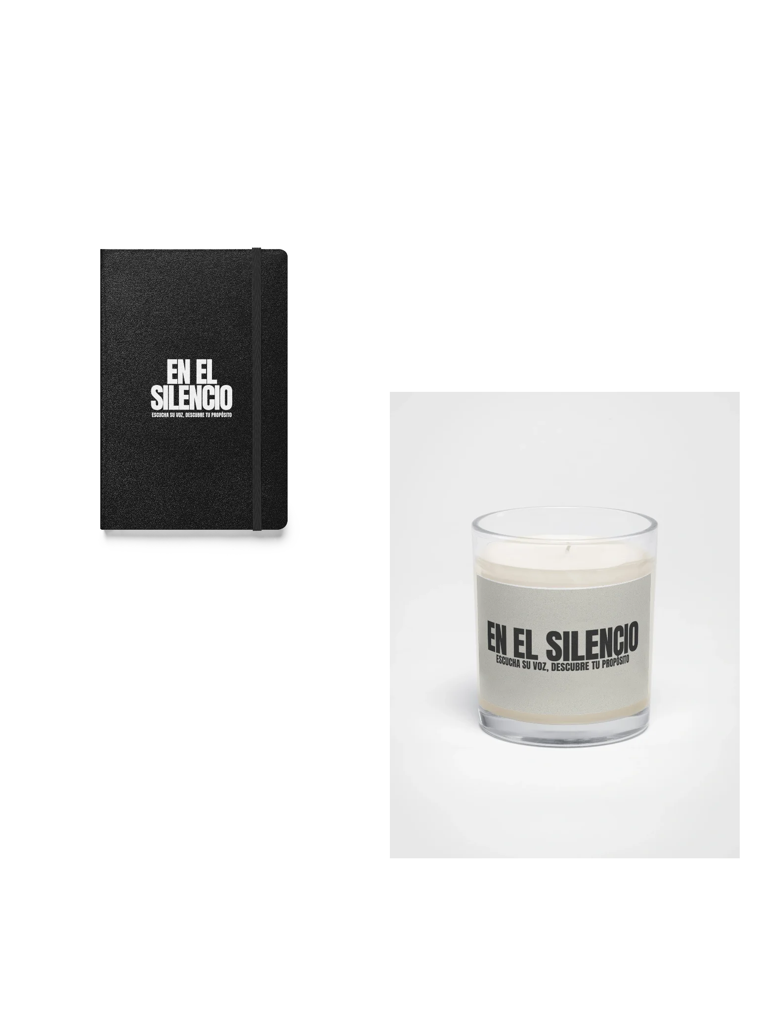 Kit Atmósfera Devocional: Vela y Cuaderno Físico para tu Tiempo con Dios product image (1)