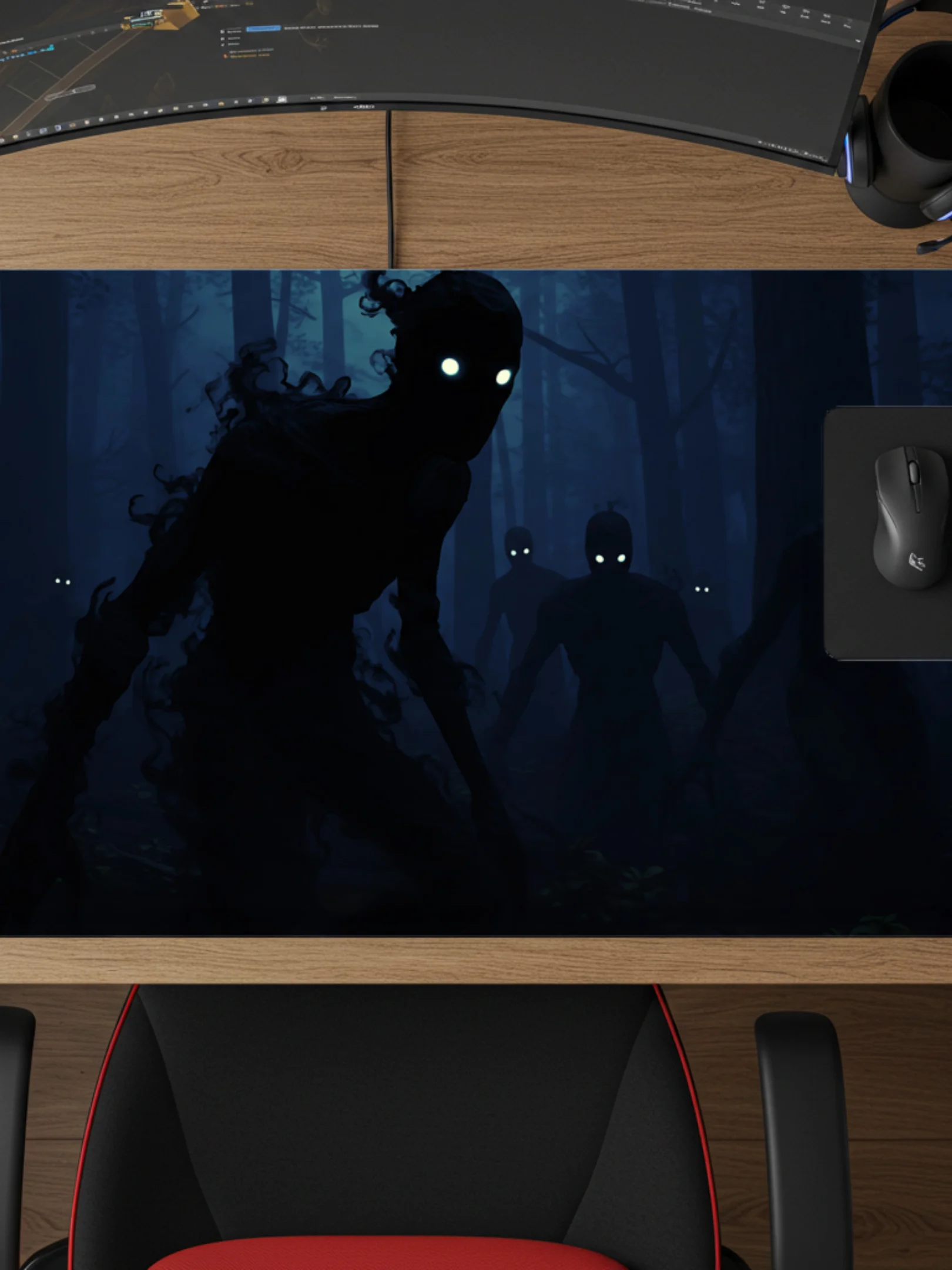 Desk Mat - Shadow Beings - "Wandering" #1 product image (1)