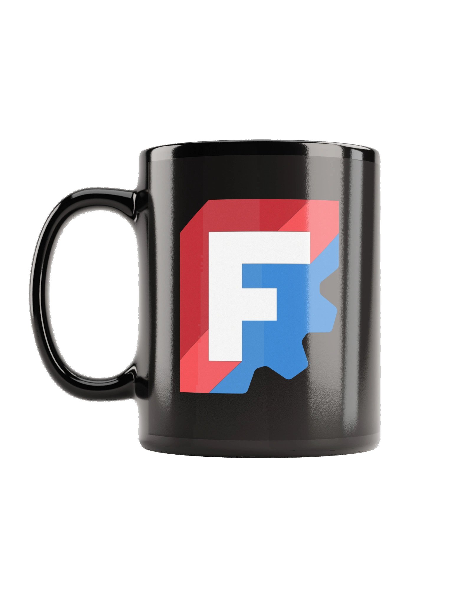 FreeCAD Ceramic Logo Mug - Black product image (1)