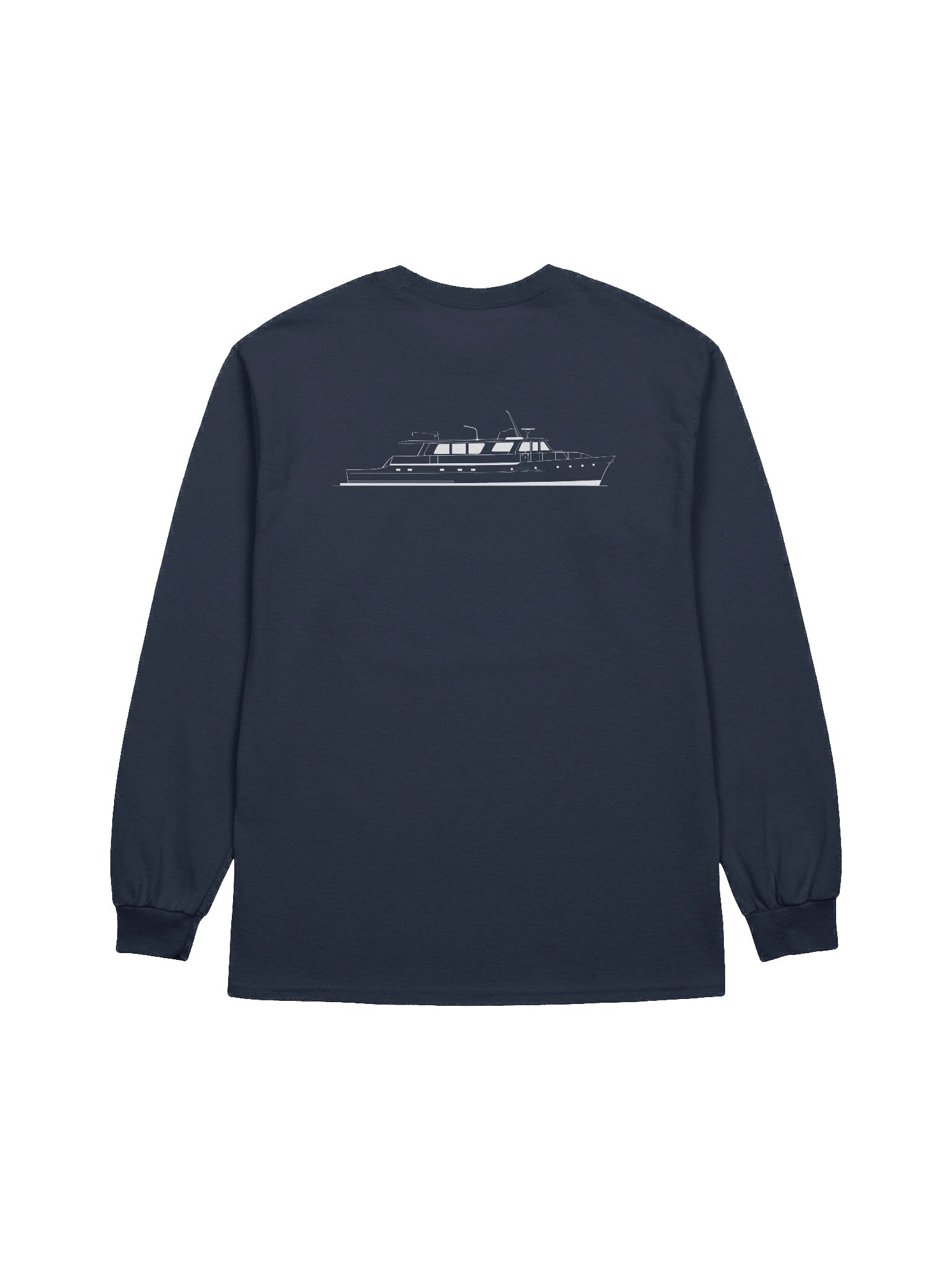 Long Sleeve – Tangaroa Boat Outline product image (2)