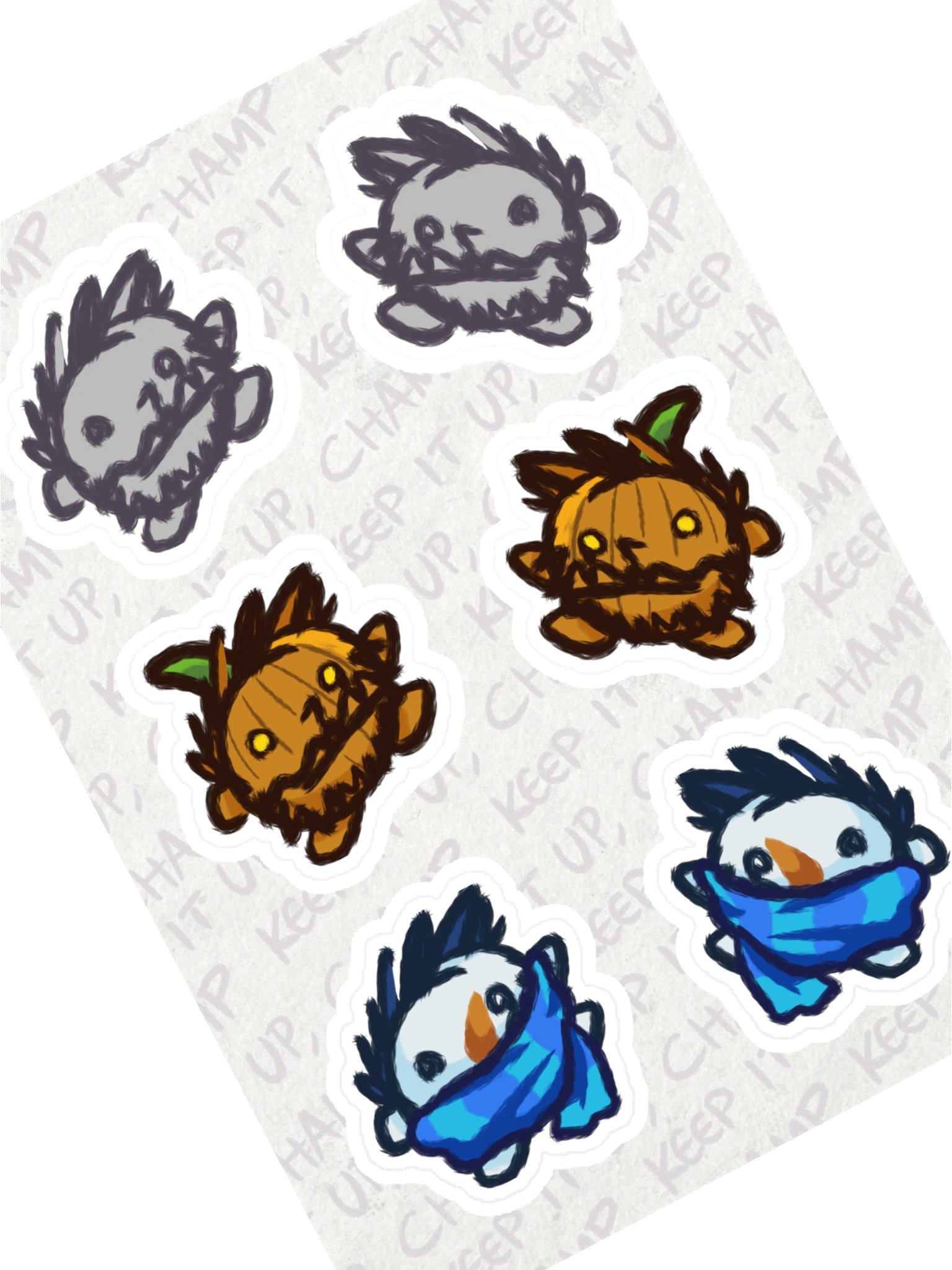 Keep It Up, Champ - Sticker Sheet product image (1)
