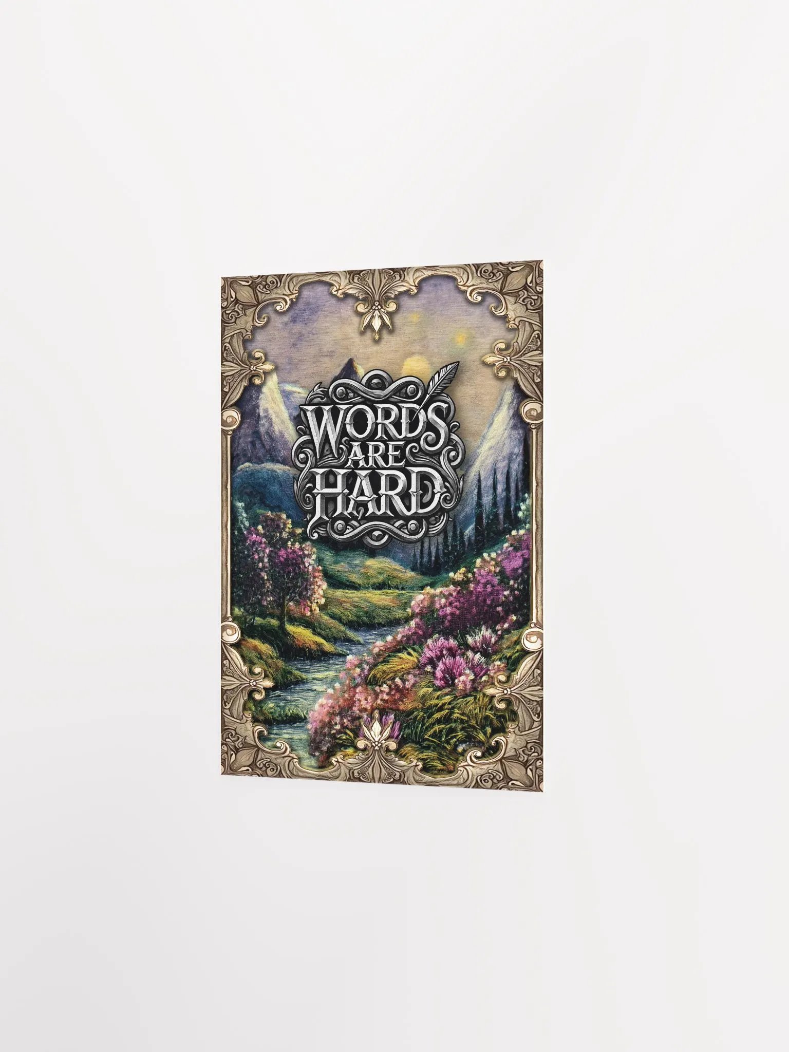 Words are Hard Poster product image (2)