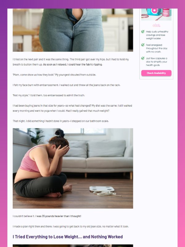 SlimStory Elite – Advertorial Weight Loss Template product image (3)