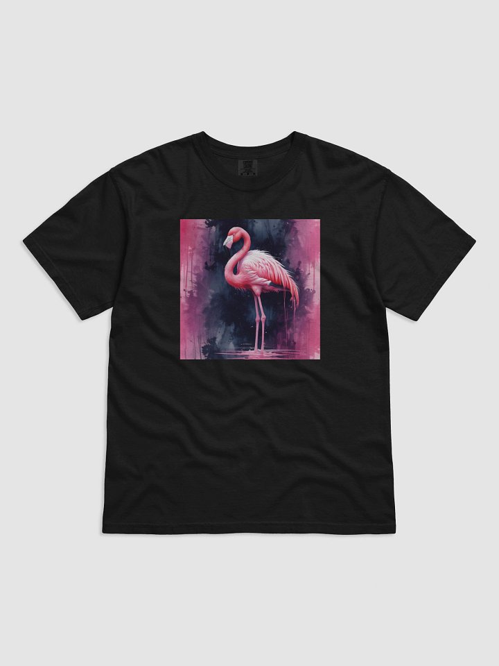 Grunge Flamingo Cotton T-Shirt product image (3)