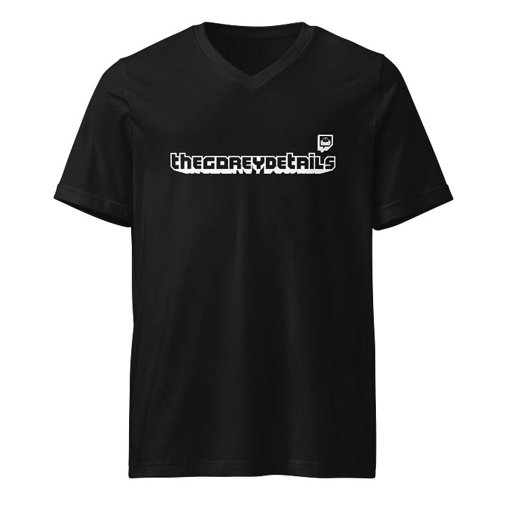 TTV White - Bella+Canvas Short Sleeve V-Neck Jersey T-Shirt product image (1)