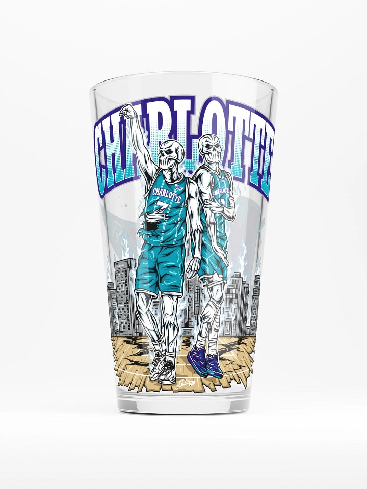 Charlotte, Welcome to Basketball Pint Glass product image (1)