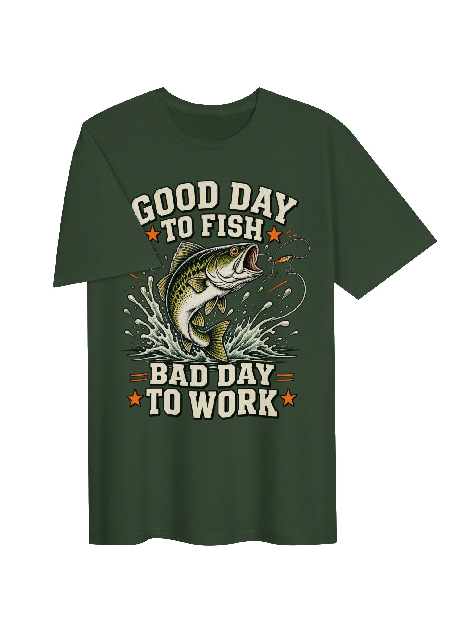 Good Day to Fish, Bad Day to Work T-shirt product image (13)
