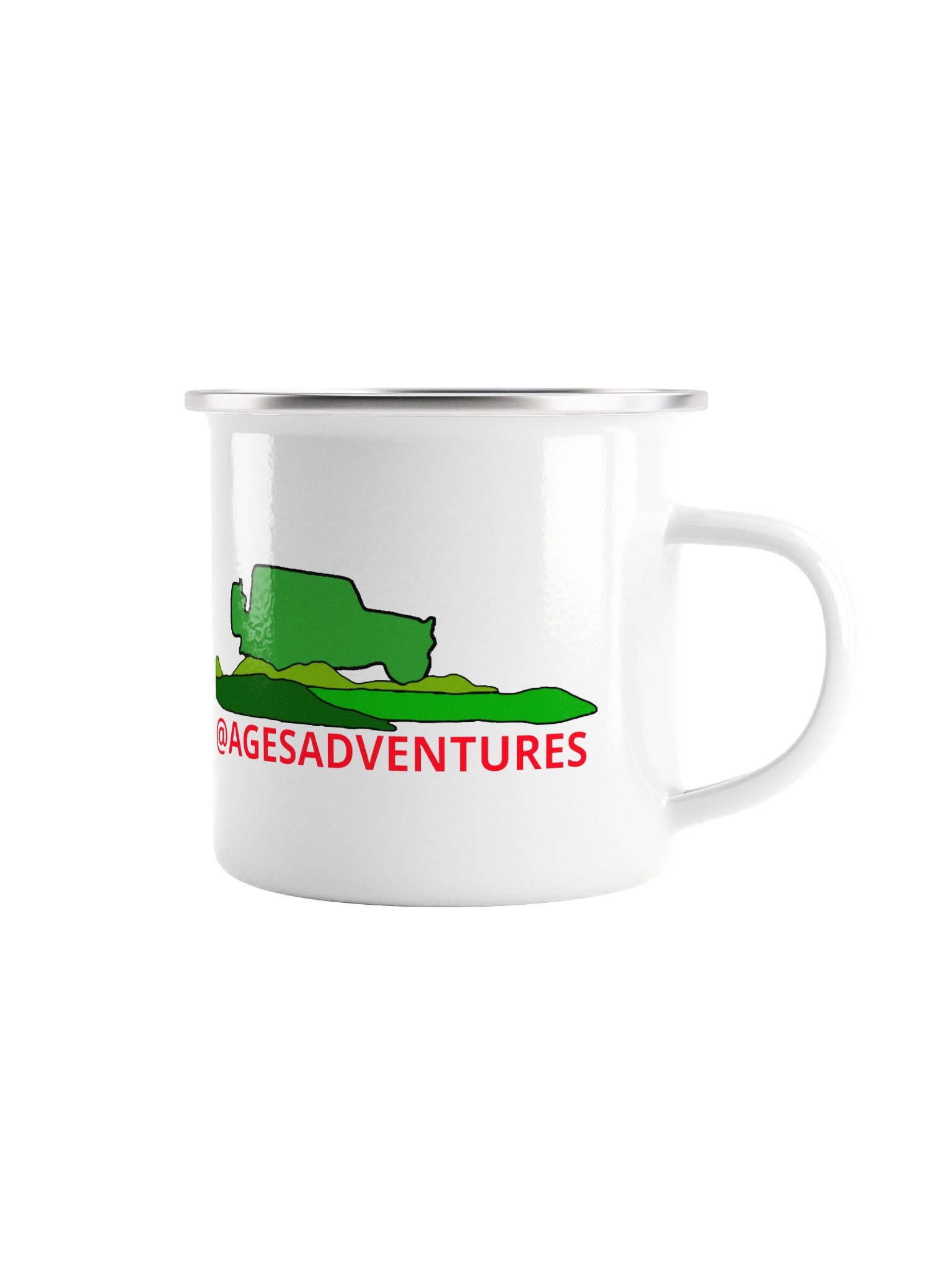 The Journey Continues Enamel Mug product image (1)