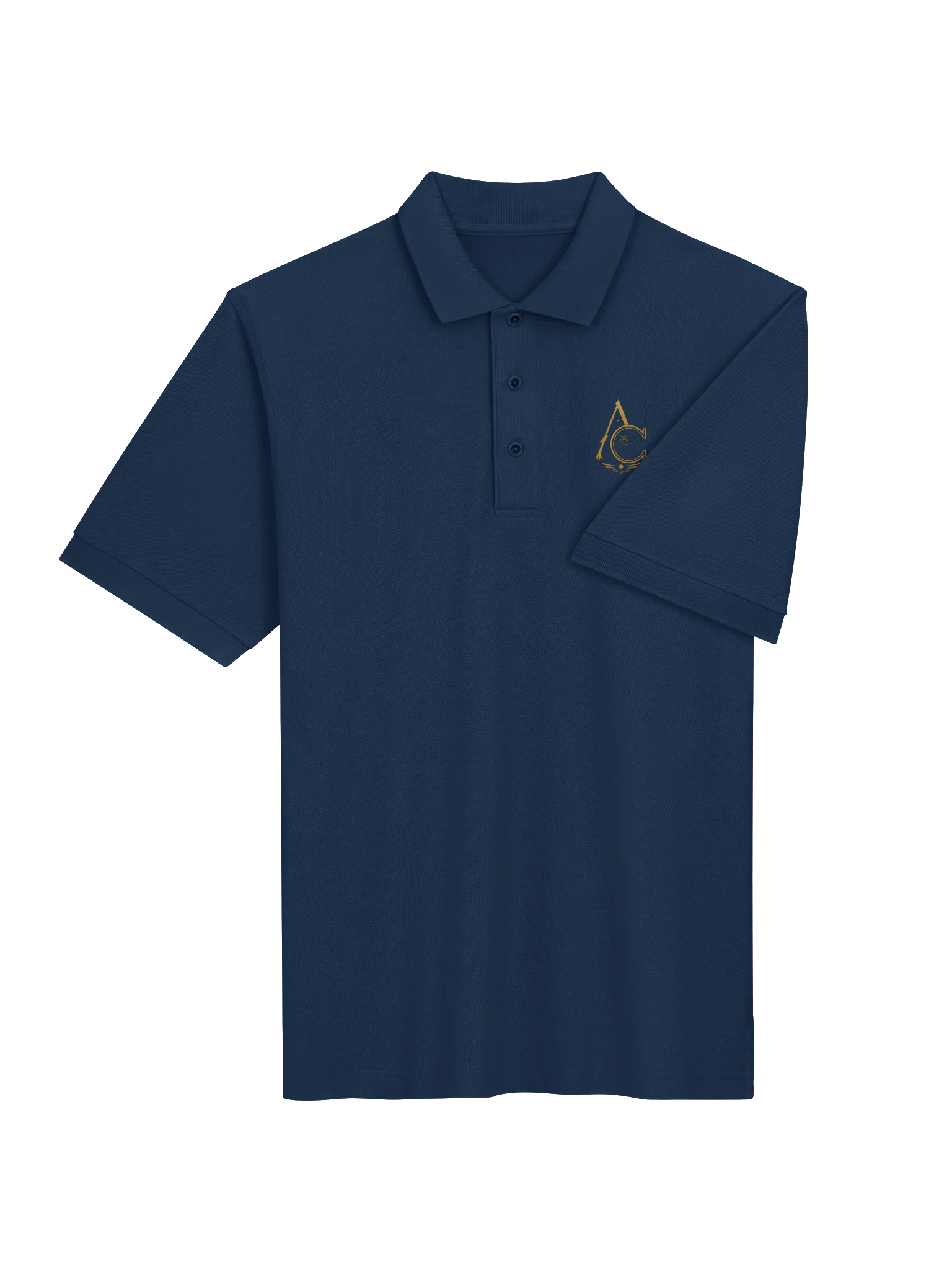 Alpha and Omega Navy Polo product image (4)