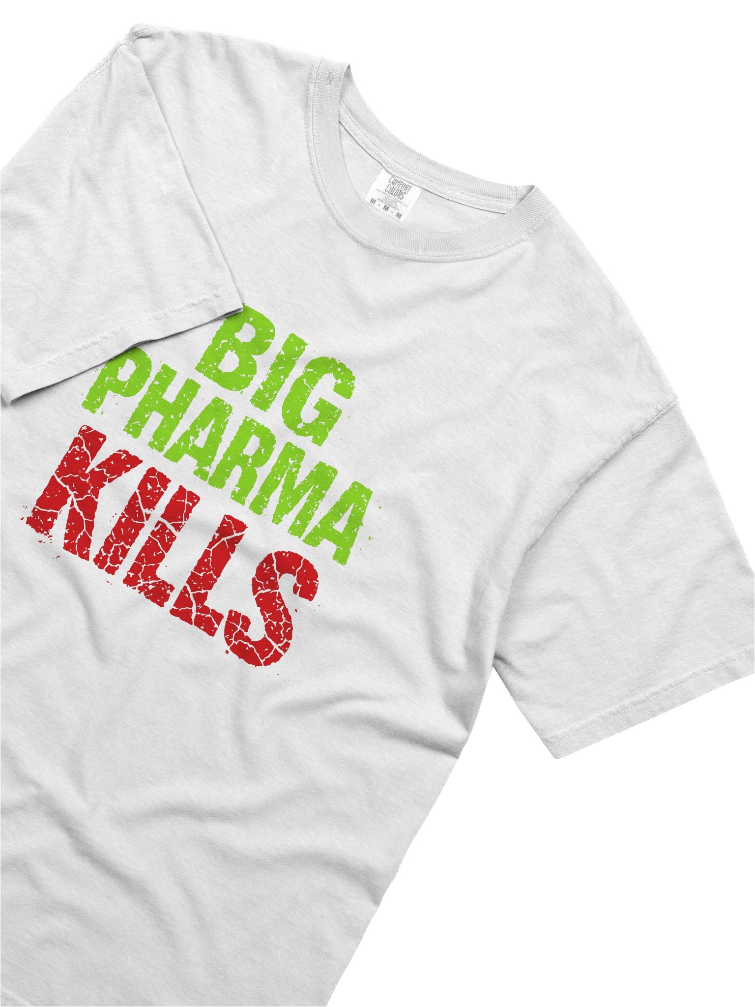 BIG PHARMA KILLS - Toxic Green & Red Conspiracy T-Shirt product image (5)