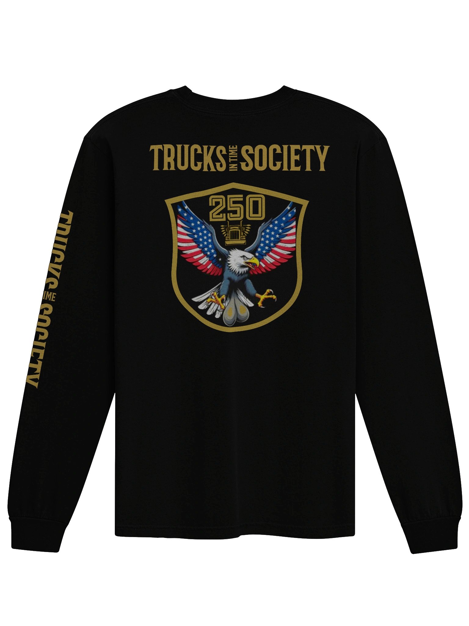TITS 250 AMERICAN BALLED EAGLE PRESIDENTIAL Long Sleeve Shirt product image (1)