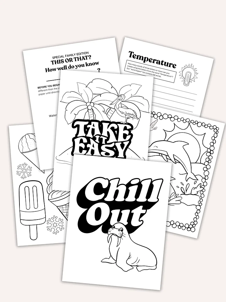 Heat Wave Activity Book product image (2)