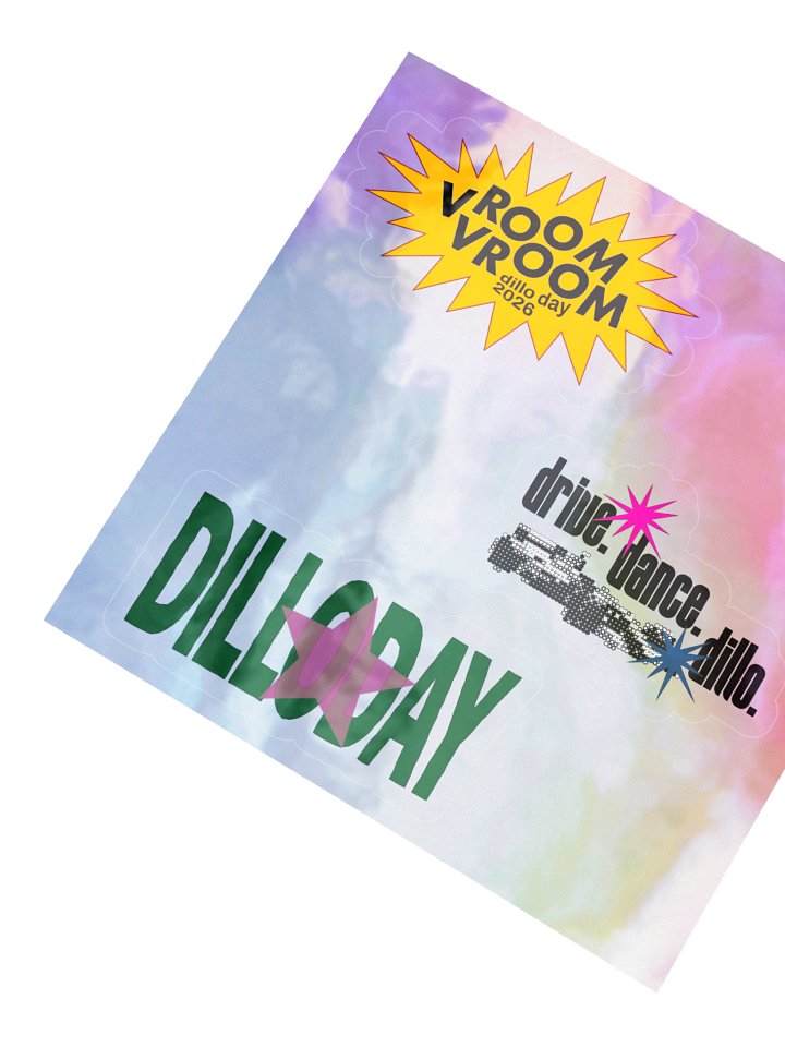 Dillo 54 Holographic Sticker Sheet product image (2)