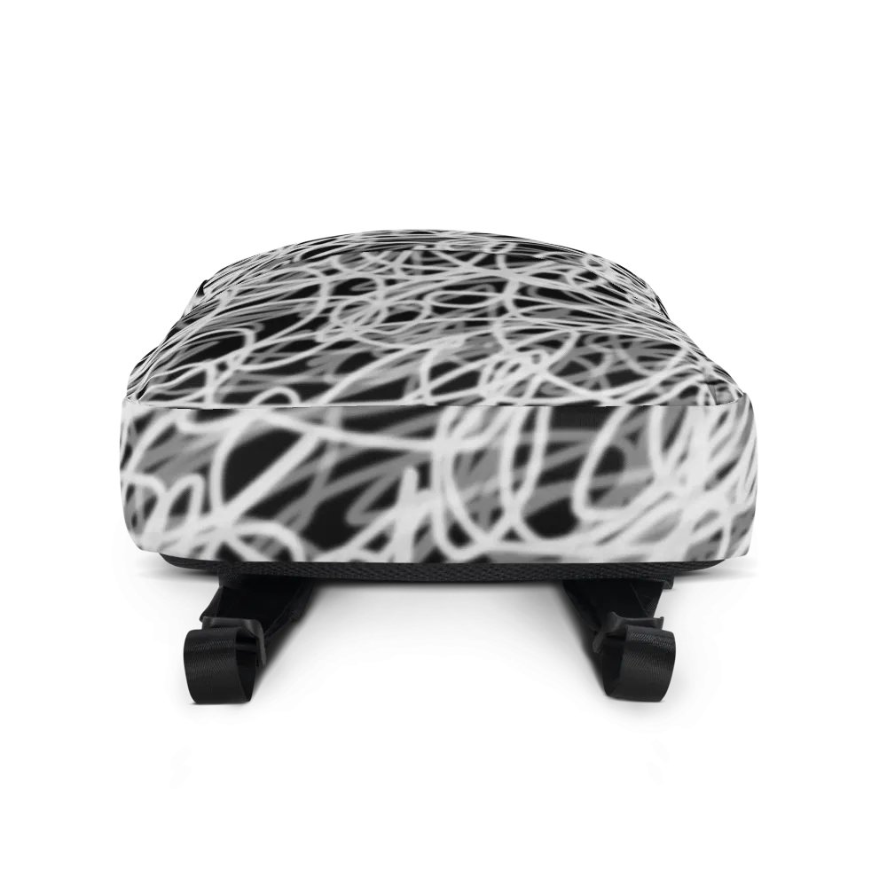 Squiggled zebra backpack product image (8)
