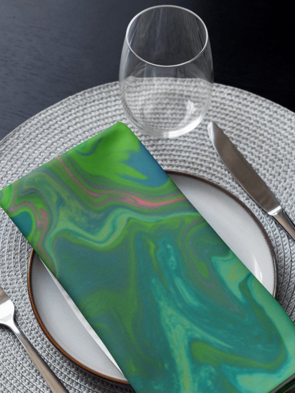 Iridescent Pattern Cloth Napkin Set (4) product image (7)