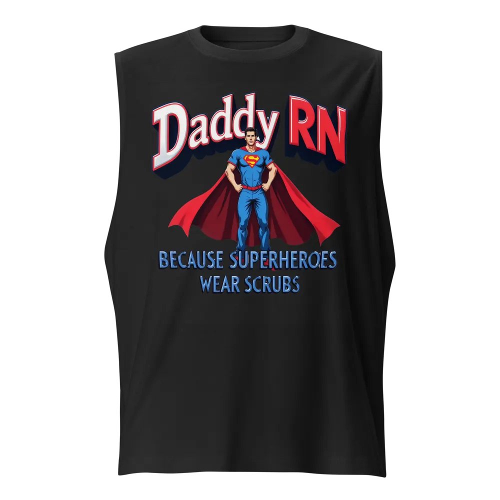 Daddy RN Superhero Muscle Tank product image (1)