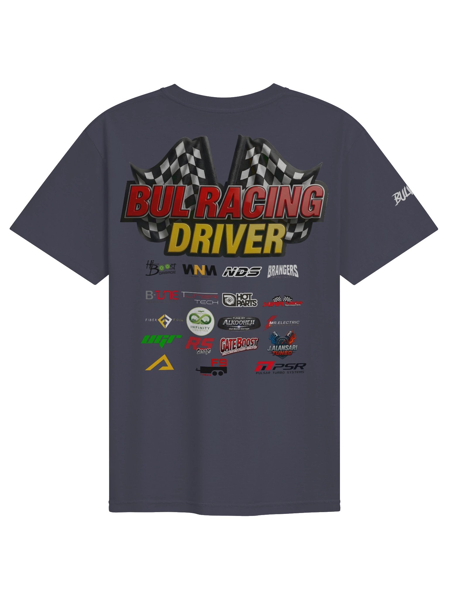 BULRACING driver -Dyed Heavyweight T-Shirt Team - 3Pc1SkXCmdE