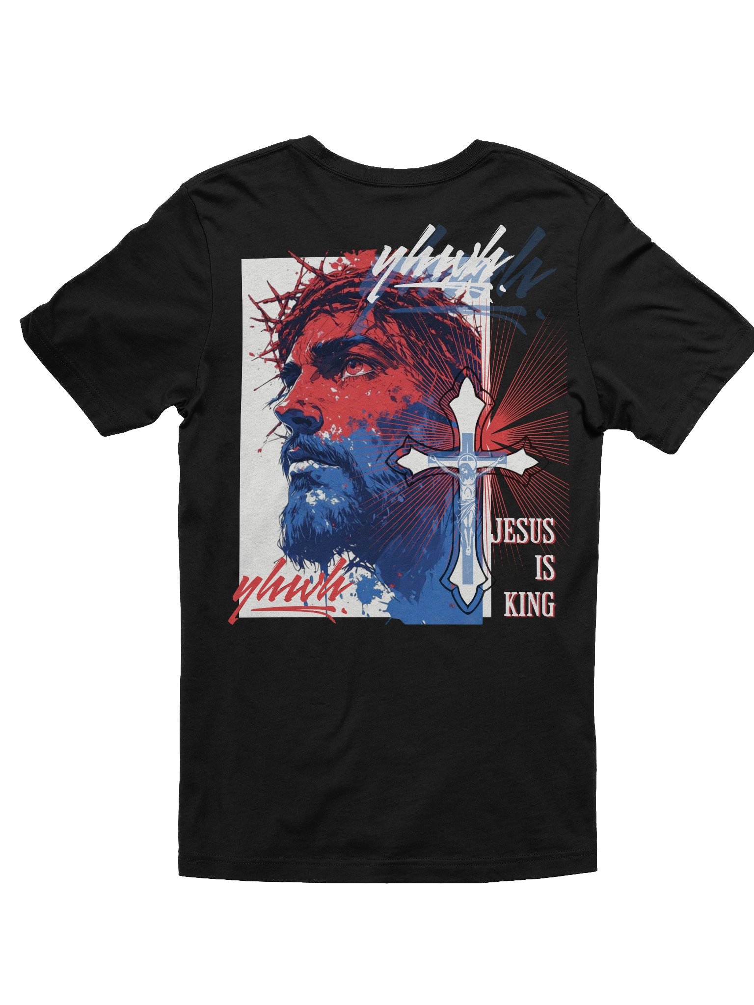 YHWH - "Jesus is KIng" Slim Fit T shirt product image (6)