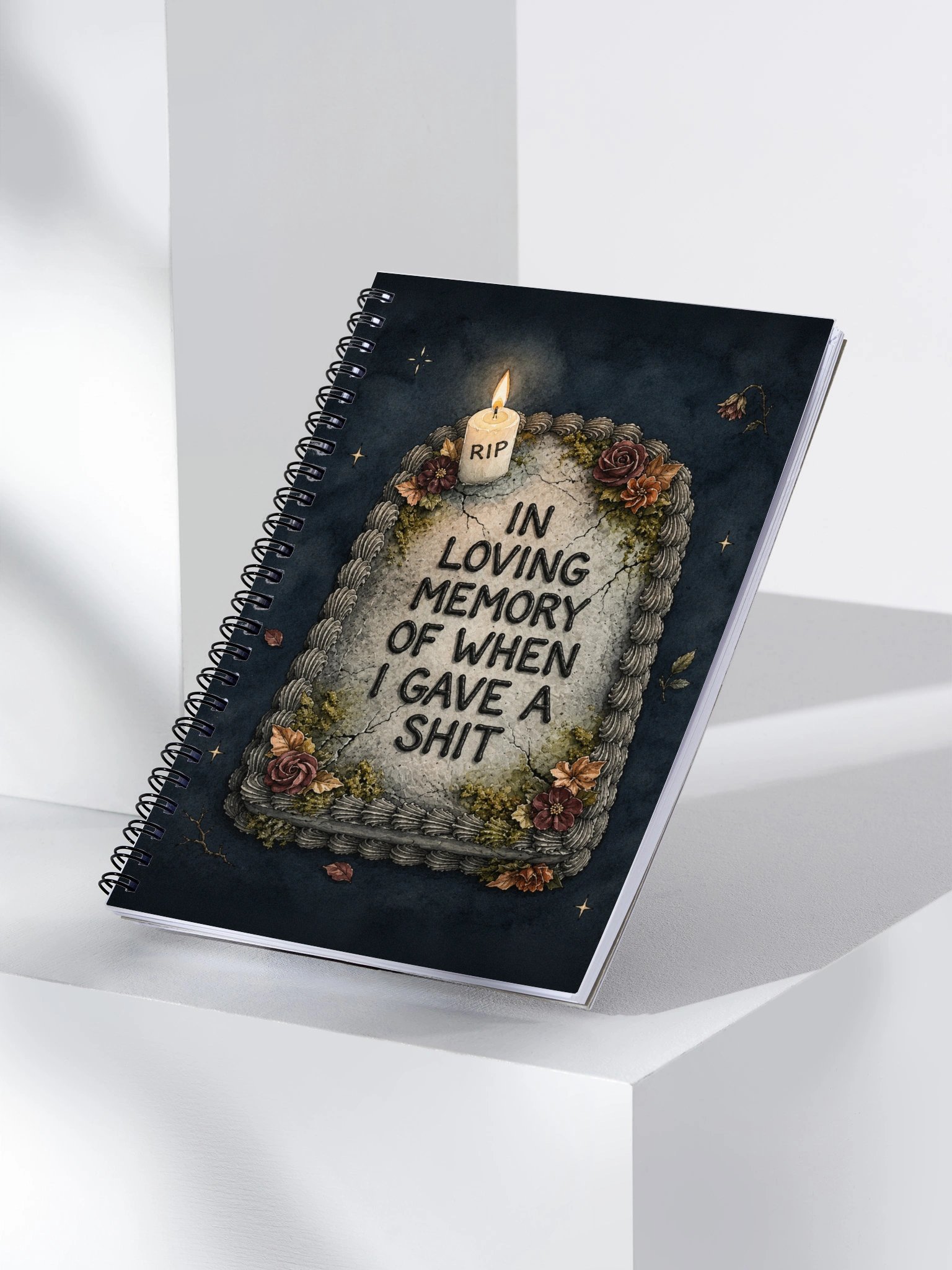 In Loving Memory Of When I Gave A Shit Spiral Notebook product image (3)