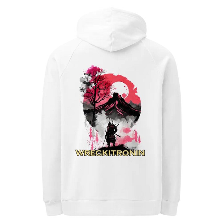 Ronin White pull over hoodie product image (1)