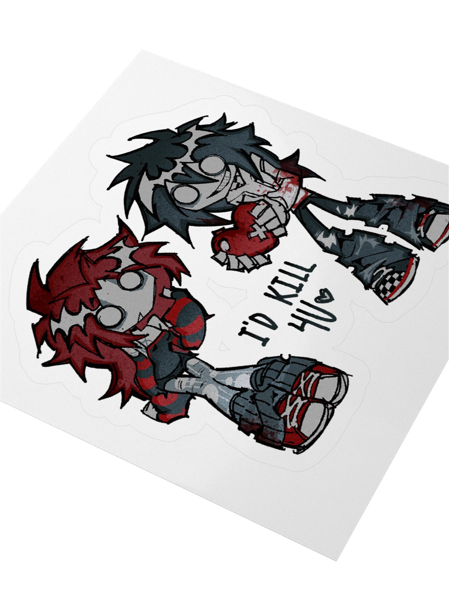 JEFFGHOST "ID KILL 4U" STICKER product image (11)